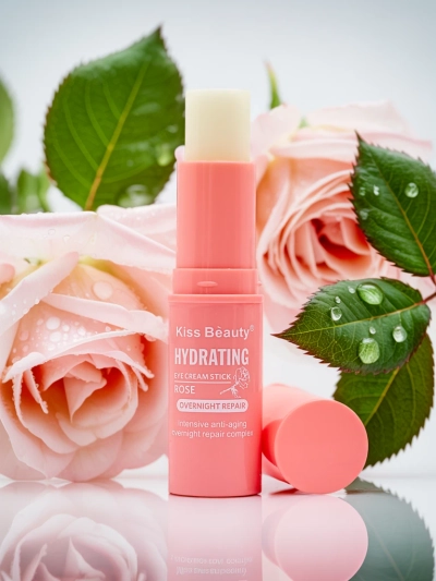 Stick contour des yeux à la rose anti-rides, hydratant et régénérant