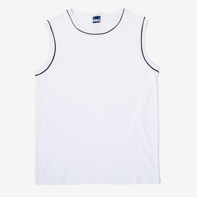 Chemise sans manches blanche pour homme - Vêtements