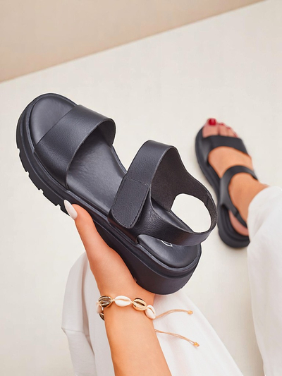 Royalfashion Sandales pour femmes avec une semelle plus épaisse Otvanna