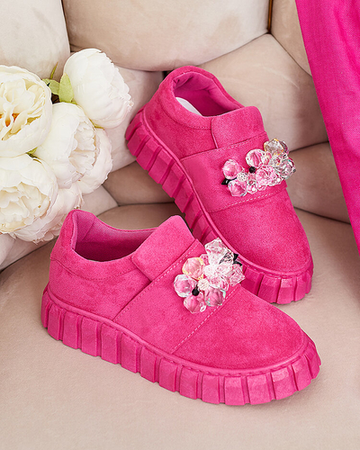 Royalfashion Demi chaussures de sport avec pierres colorées Resinello