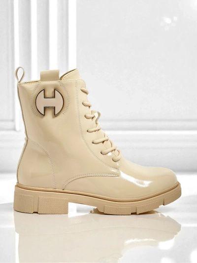 Bottines vernies à lacets pour femmes Kalen