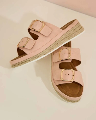 Royalfashion Tongs à boucles pour femmes Ossfo