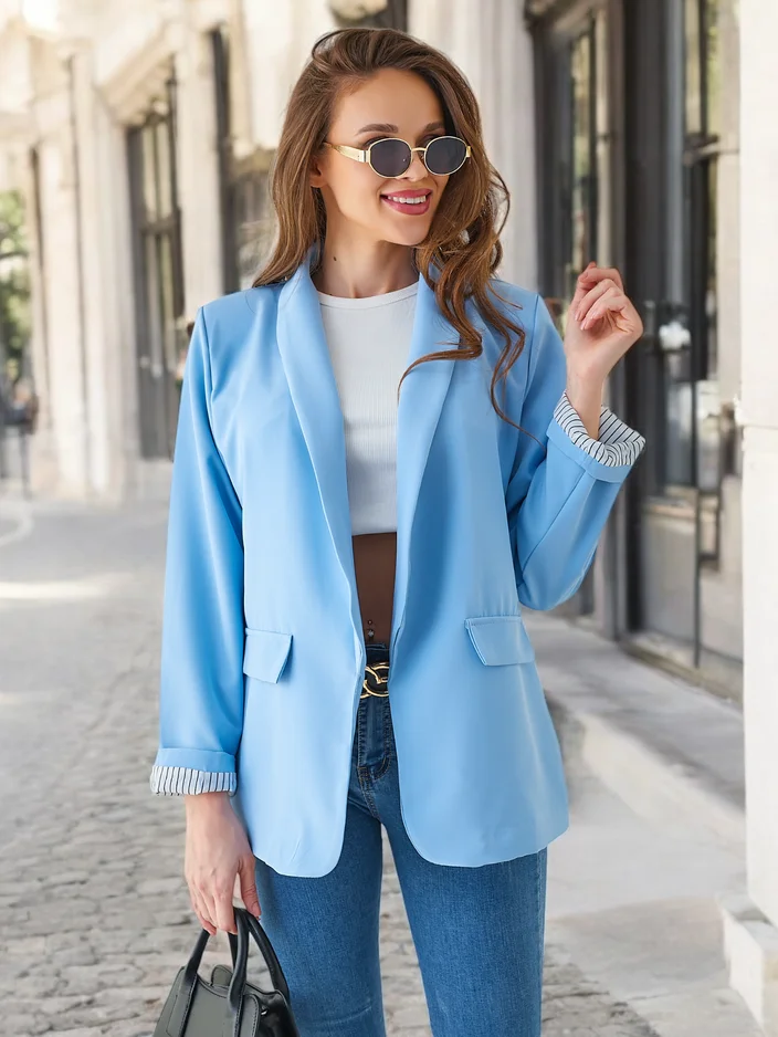 Blazer femme Royalfashion sans fermeture Élégantes