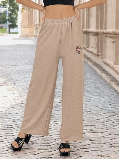 Royalfashion Pantalon large pour femme
