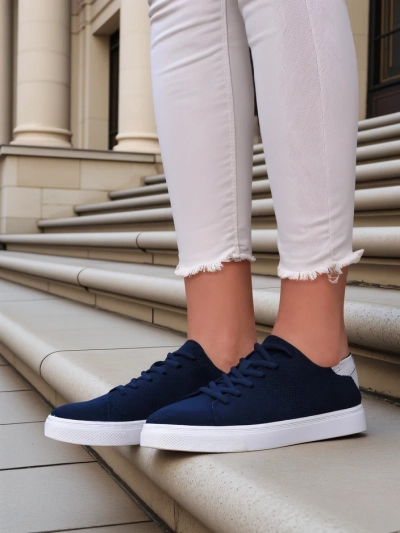 Royalfashion Chaussures de sport en tissu pour femmes Esellaf