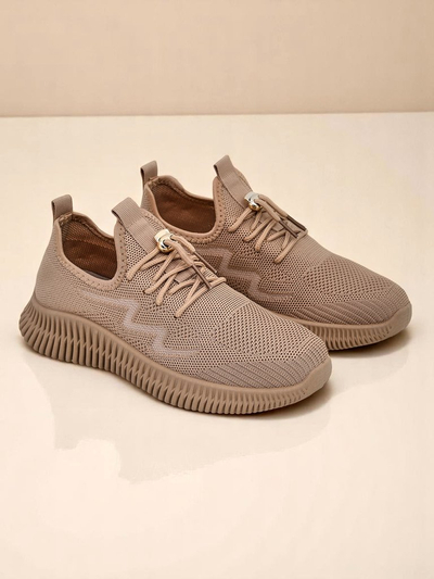 Royalfashion Chaussures de sport sans lacets en tissu pour femmes Royaletta