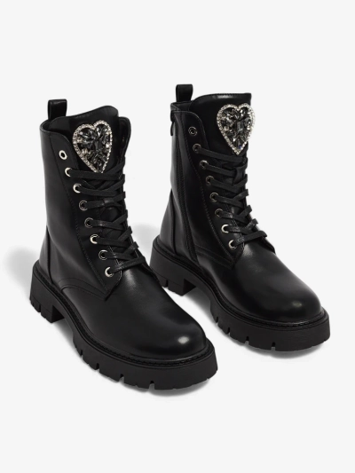 Bottines pour Femmes Luna Noires en Cuir Élégantes pour l'Automne