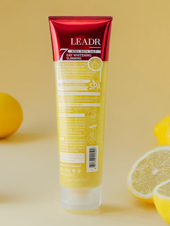 Sel de bain naturel au citron 400g