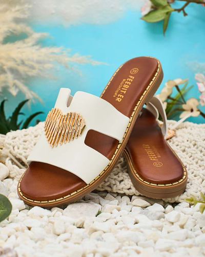 Royalfashion Tongs à semelle plate Ortyca pour femme