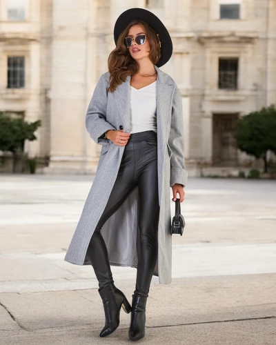 Royalfashion Manteau long pour femme