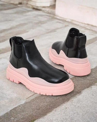 Royalfashion Bottes à enfiler pour femmes Derri