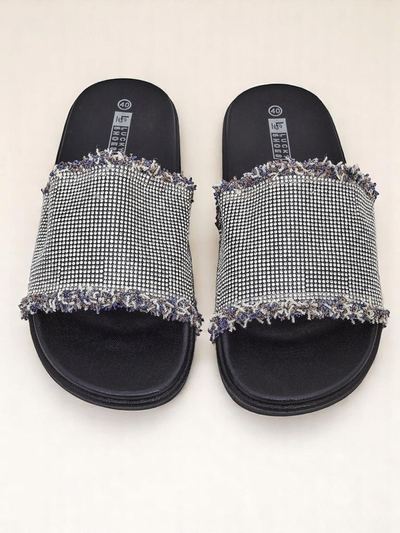 Royalfashion Sandales plates pour femmes SparkleWalk