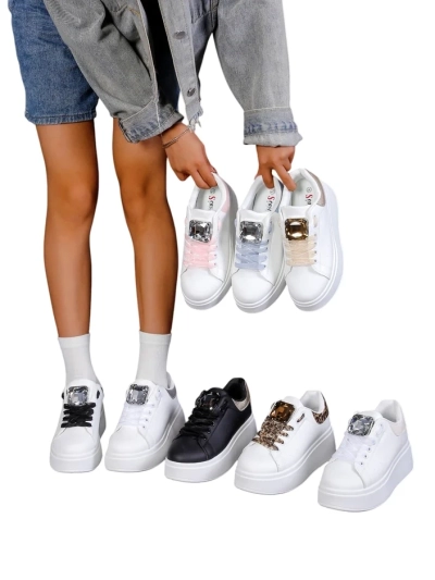 Baskets de sport pour femmes Royalfashion sur une plateforme Safirrat