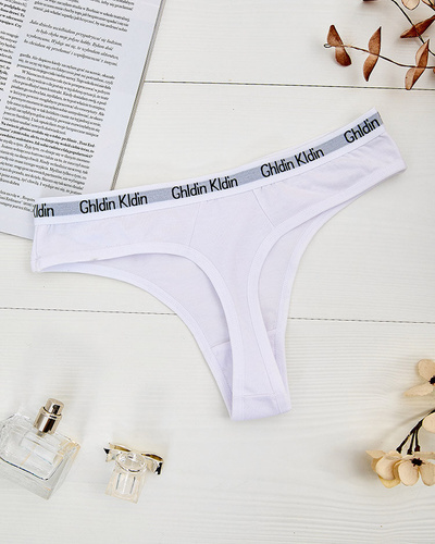 Royalfashion Culotte string femme avec inscriptions