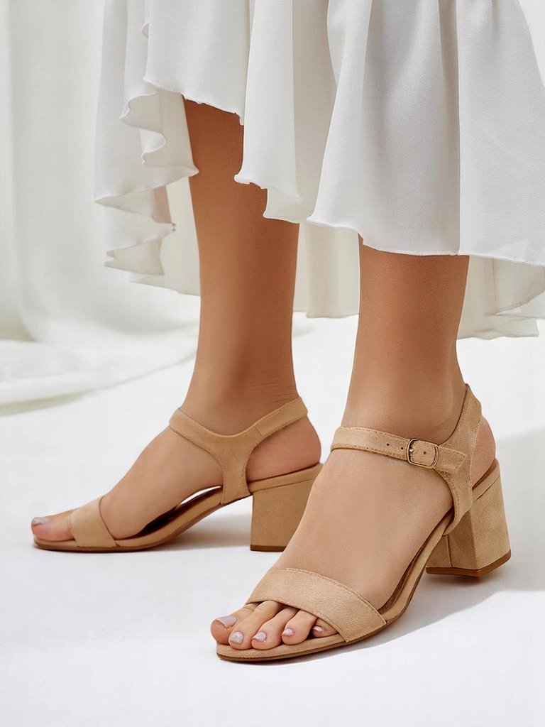 Sandales en éco-suedine pour femmes Royalfashion Quarter