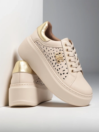 Royalfashion Baskets de sport perforées pour femmes Jovixi
