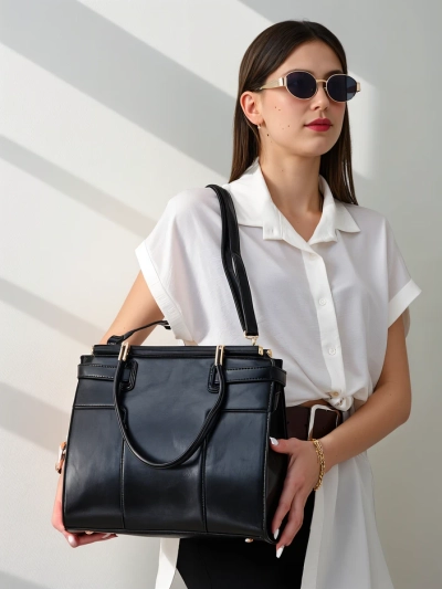 Royalfashion Grand sac à main élégant pour femmes