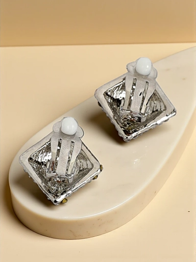 Royalfashion Boucles d'oreilles à clip pour femmes avec zircons