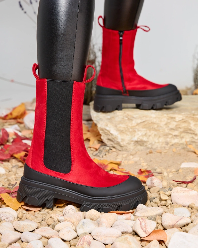 OUTLET Royalfashion Bottes hautes isolées pour femmes Soft Way