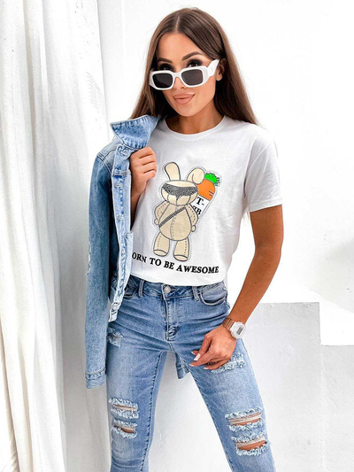 Royalfashion T-shirt imprimé pour femme