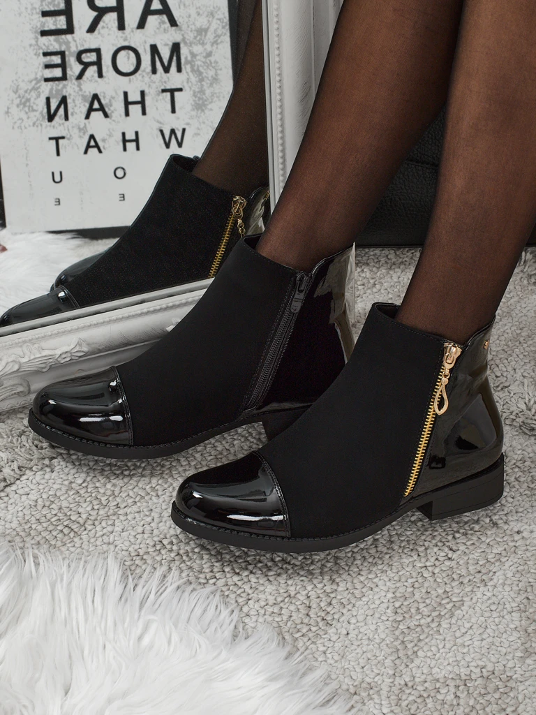 Bottines pour femmes en cuir écologique Serelith