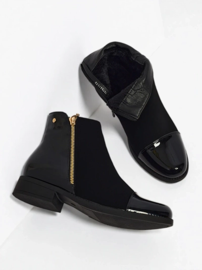 Bottines Luna Noires Élégantes pour l'Automne