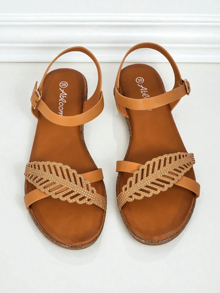 Royalfashion Sandales plates pour femmes Willow Grace