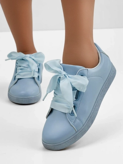 Royalfashion Baskets en éco-cuir pour femmes avec lacets décoratifs Etti
