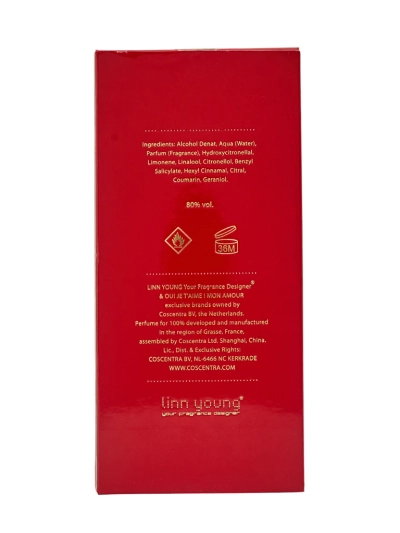 Eau de parfum inspirée pour femme OUI Mon Amour