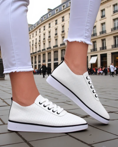 Royalfashion Chaussures de sport perforées pour femmes Pumbes