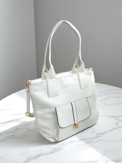 Sac cabas large pour femmes en éco-cuir