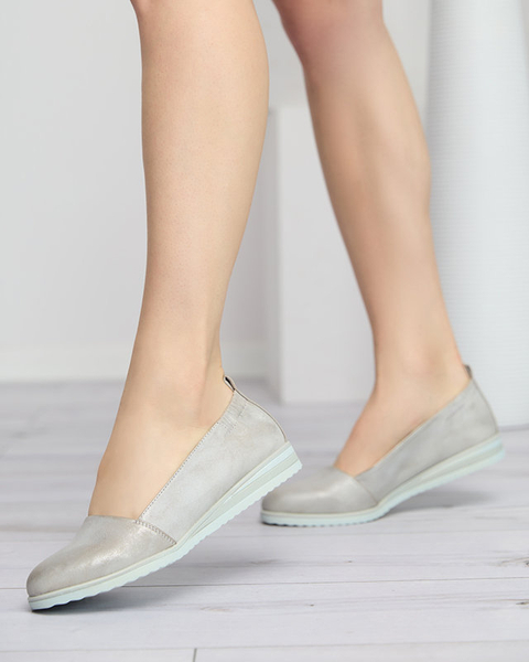 Argent Ballerines Asya - Chaussures