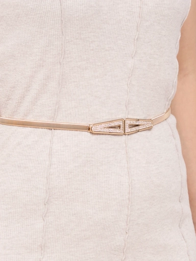 Aurelia Classico – Ceinture dorée en métal pour femmes avec fermeture décorative