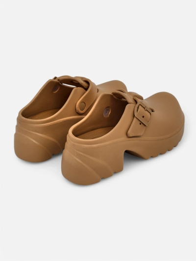 Royalfashion Sandales à talons en caoutchouc pour femmes Voxones