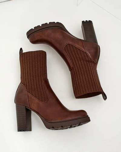 Royalfashion Bottes élégantes pour femmes Tozu