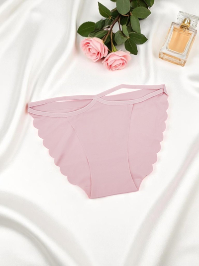 Royalfashion Culotte bikini femme découpée au laser avec brides décoratives Edge Chic