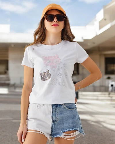 Blouse en coton pour femmes Royalfashion