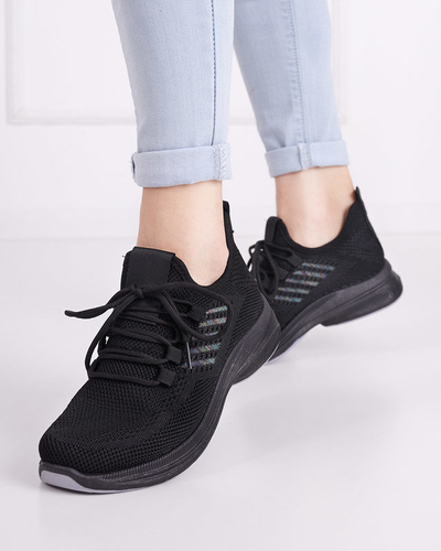 OUTLET Tirre Baskets à enfiler noires pour femmes - Chaussures
