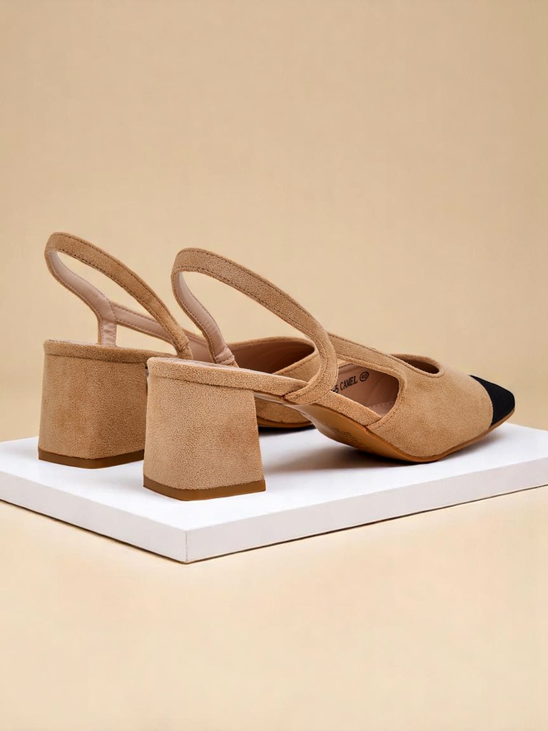 Royalfashion Escarpins élégants à talon bas pour femmes Eleganzo