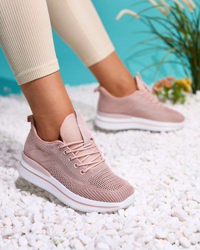 OUTLET Royalfashion Chaussures de sport pour femmes Rose Losoyta