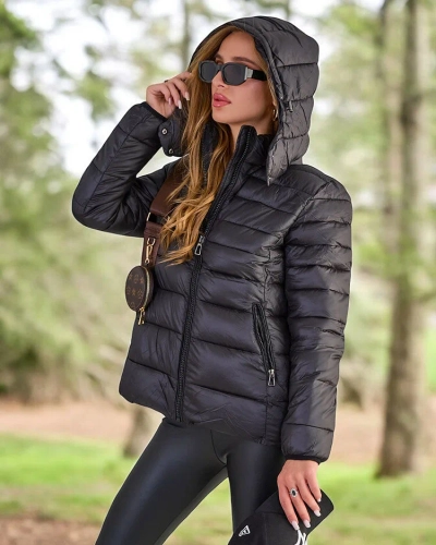 Royalfashion veste d'hiver matelassée pour femme