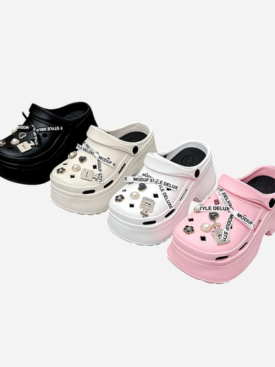 Tongs en caoutchouc Royalfashion pour femmes avec décorations Dellos