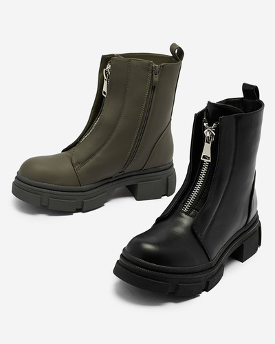 OUTLET Bottes hautes noires isolées pour femmes Slovys- Footwear