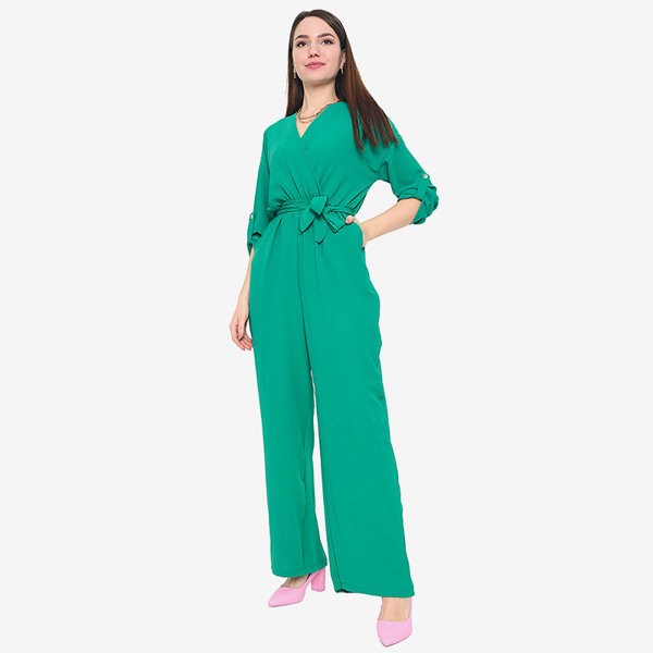 Combinaison longue verte pour femme - Vêtements