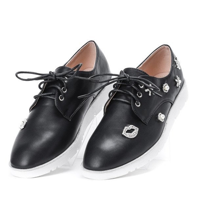 OUTLET Chaussures noires avec épingles Shelley décoratives - Footwear