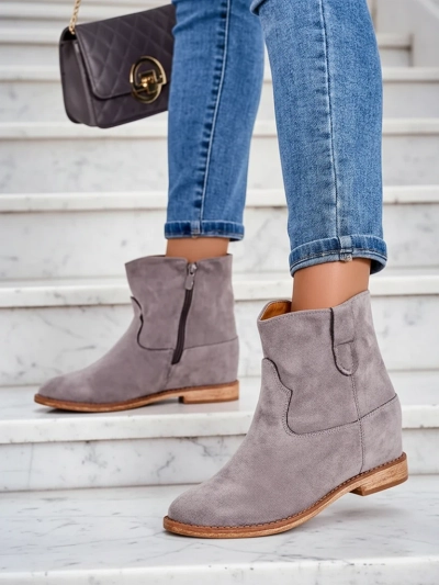 Bottes de style cow-boy Royalfashion sur une semelle compensée couverte Patorias