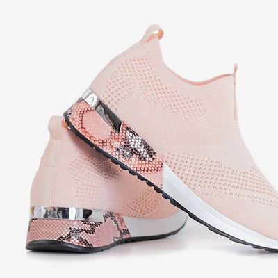 OUTLET Chaussures de sport à enfiler rose clair pour femme Bindina - Footwear