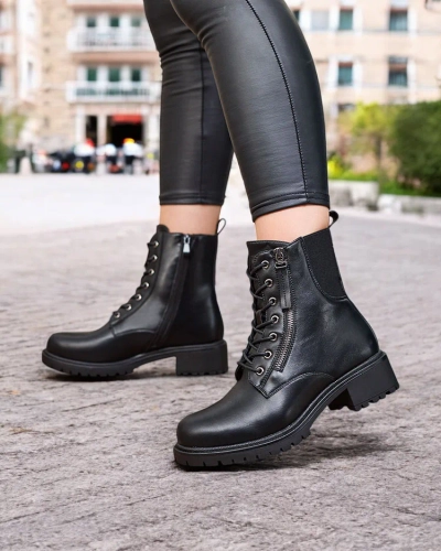 Royalfashion Bottes fourre-tout en cuir écologique pour femmes Gaddaxa