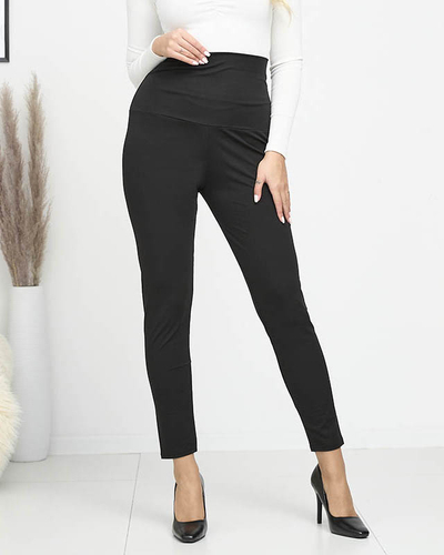 Leggings noirs de modélisation pour femmes TAILLE PLUS- Vêtements