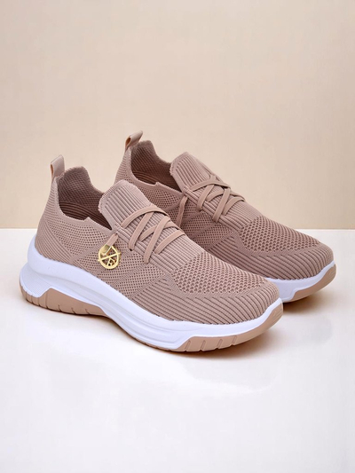 Royalfashion Slip-on chaussures de sport en tissu pour femmes Teletta